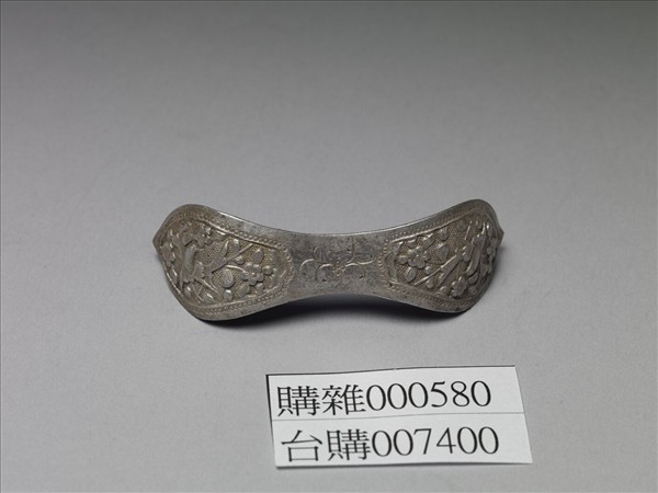 銀銅合金喜上眉梢扁簪