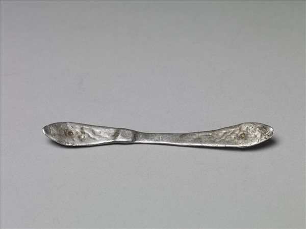 銀銅合金水仙扁簪