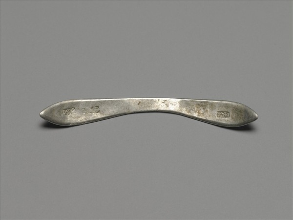 銀銅合金石榴扁簪