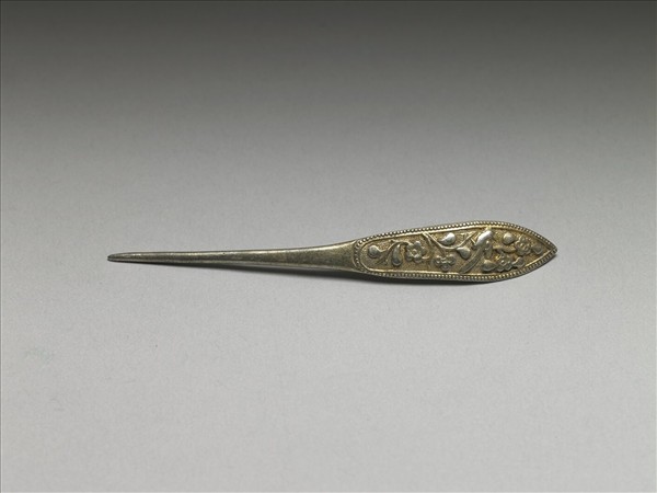 銀銅合金喜上眉梢簪