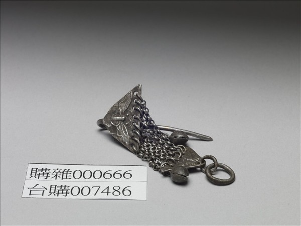 銀銅合金蝴蝶耳環