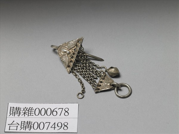 銀銅合金蝴蝶耳環