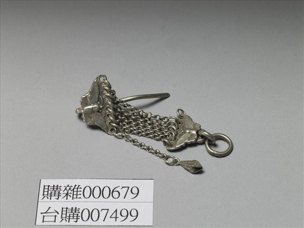 銀銅合金蝴蝶耳環