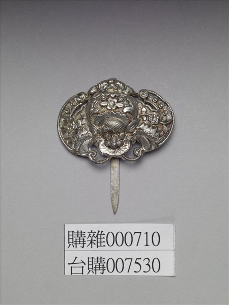 銀銅合金蝙蝠簪
