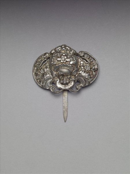 銀銅合金蝙蝠簪