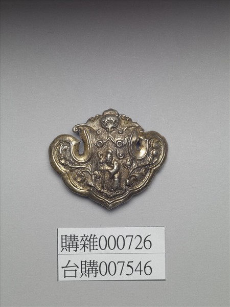 銀銅合金人物簪首