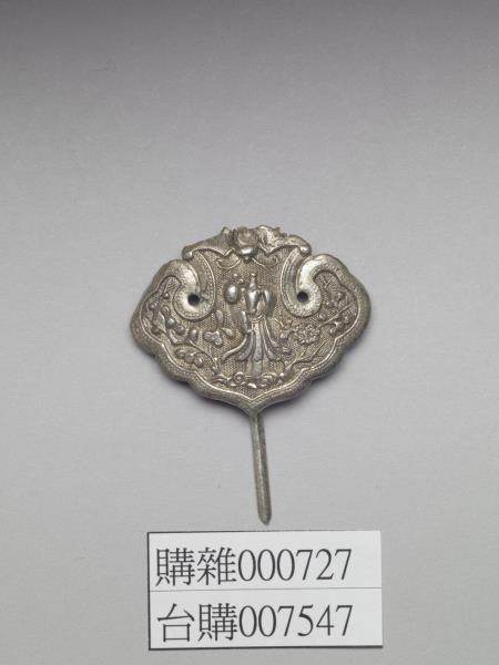 銀銅合金人物簪