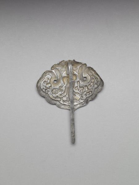 銀銅合金人物簪