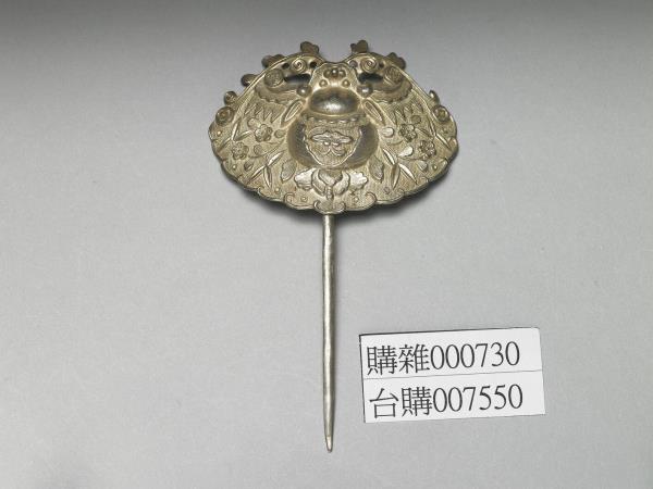 銀銅合金蝙蝠簪