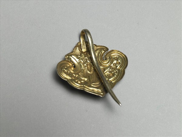 銀銅合金壽星簪