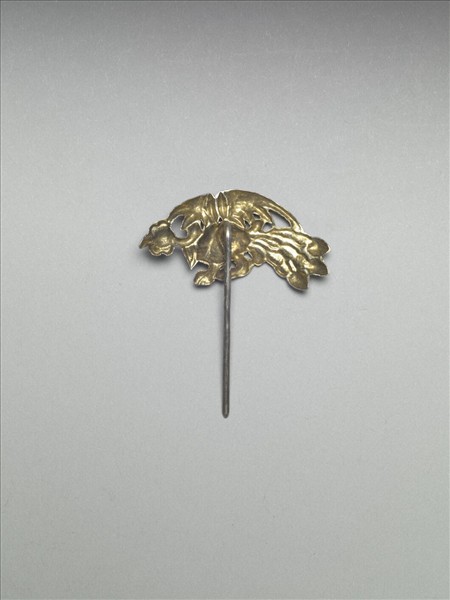 銀銅合金鳳鳥簪