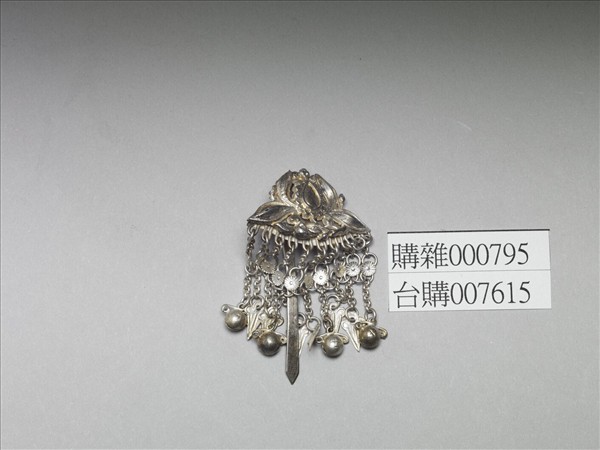 銀銅合金番蓮步搖