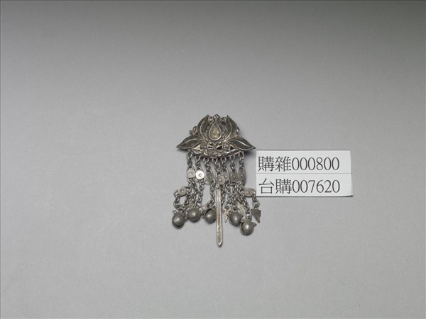 銀銅合金番蓮步搖