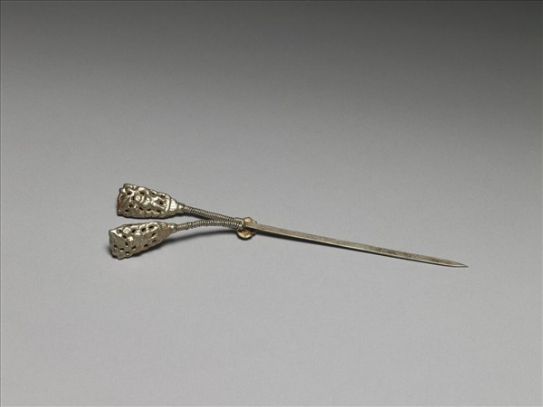 銀銅合金鏤空簪