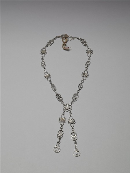 銀銅合金花卉鍊