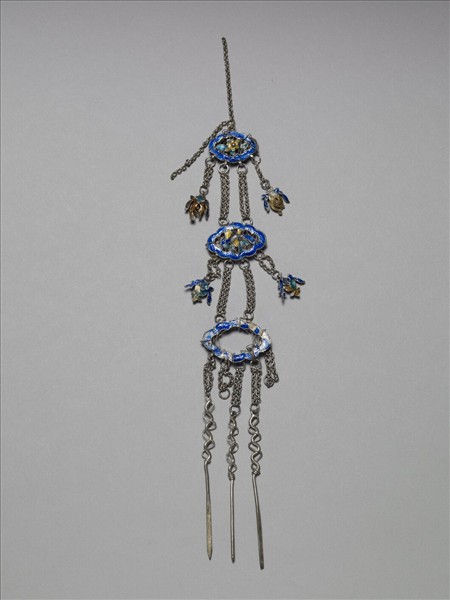 銀銅合金內填琺瑯三事兒