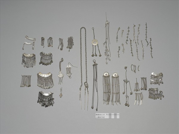 銀銅合金連鍊墜飾