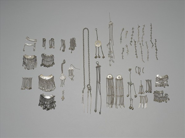 銀銅合金連鍊墜飾