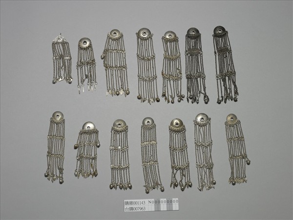 銀銅合金連鍊墜飾