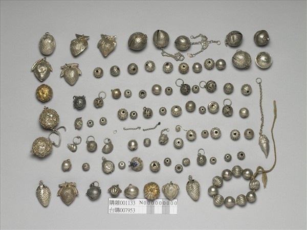 銀銅合金鈴鐺飾件