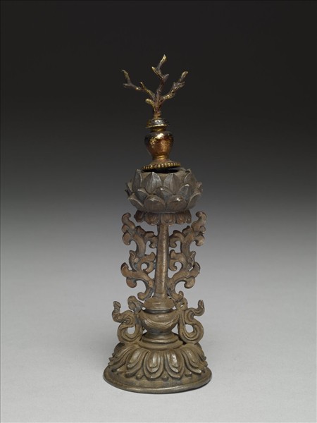 銀鍍金八寶（寶瓶）