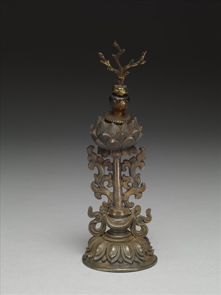 銀鍍金八寶（寶瓶）