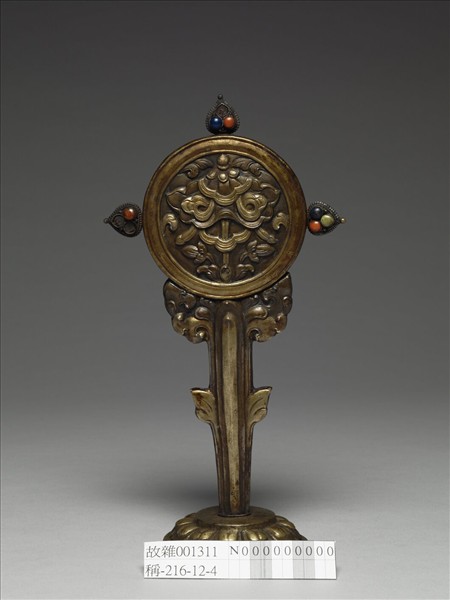 銀鍍金八寶（華蓋）