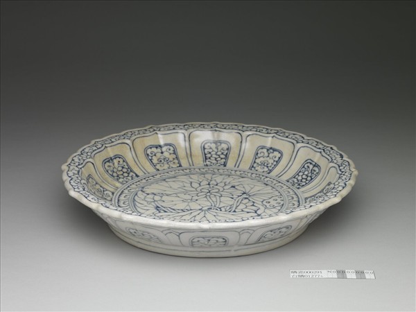 越南 青花蓮花盤