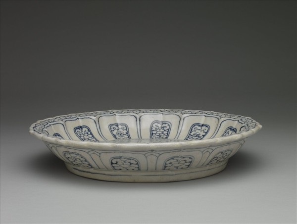 越南 青花蓮花盤