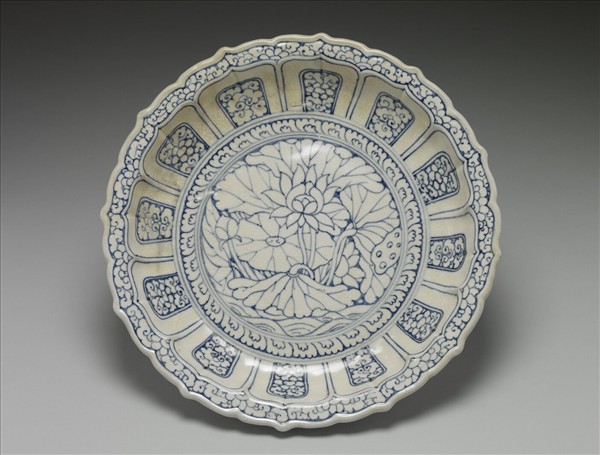 越南青花蓮花盤- 故宮