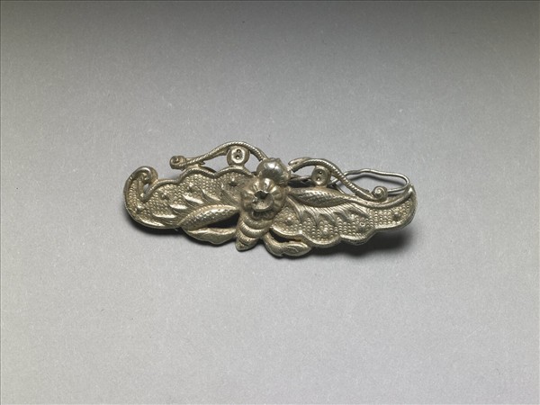 銀銅合金蝴蝶髮夾