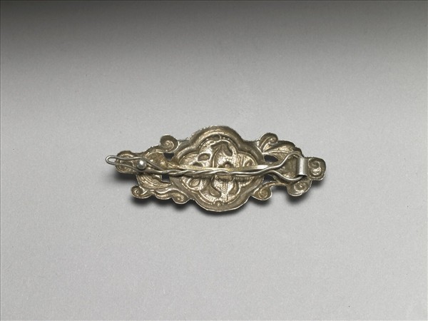 銀銅合金梅花髮夾