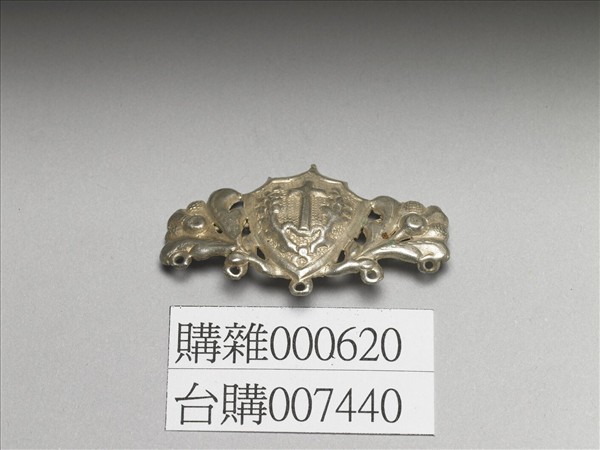 銀銅合金盾牌別針