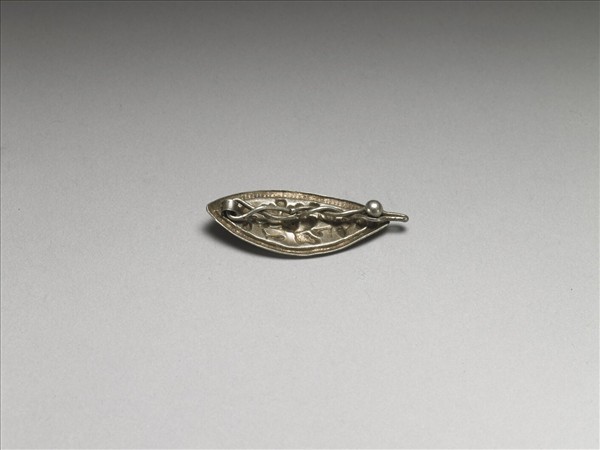 銀銅合金花蝶髮夾