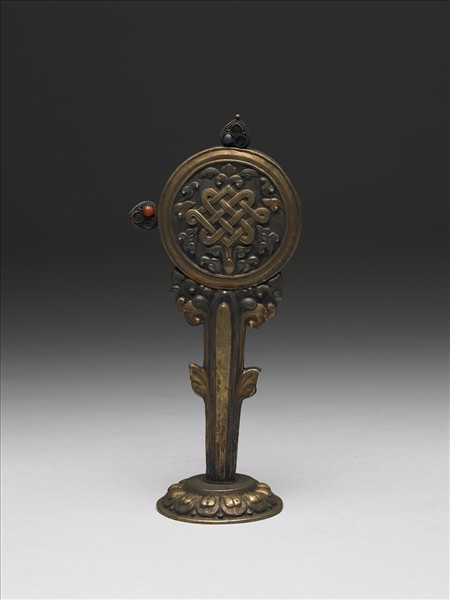 銀鍍金八寶（盤長）