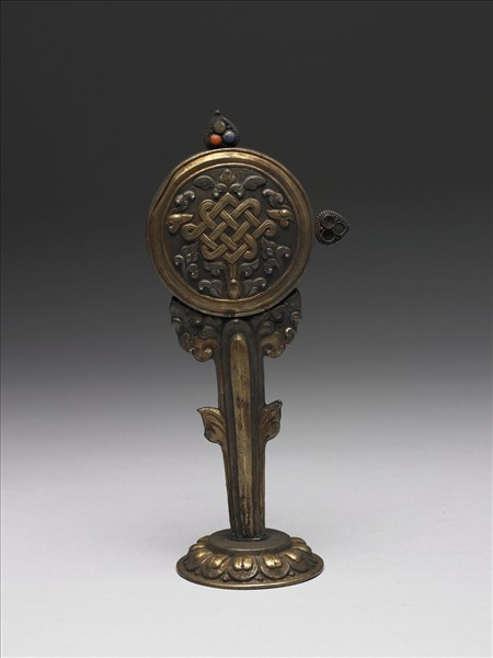 銀鍍金八寶（盤長）