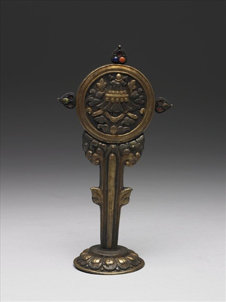 銀鍍金八寶（寶傘）