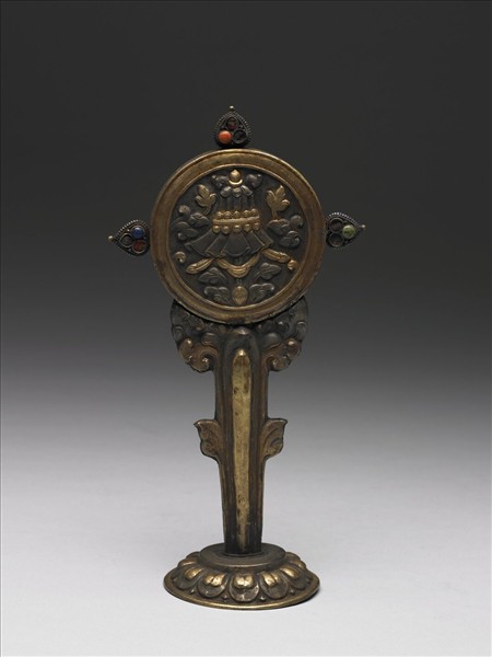 銀鍍金八寶（寶傘）