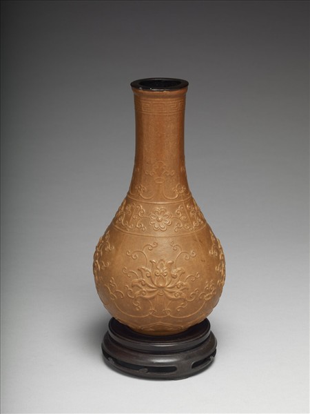 葫蘆番蓮紋瓶