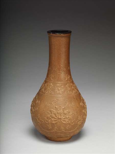 葫蘆番蓮紋瓶
