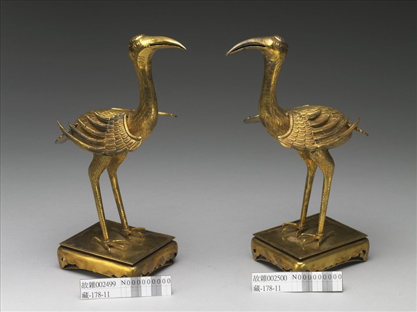 鎏金仙鶴