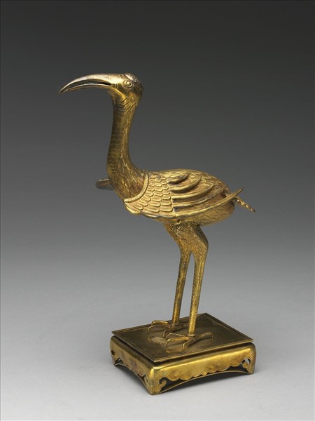 鎏金仙鶴