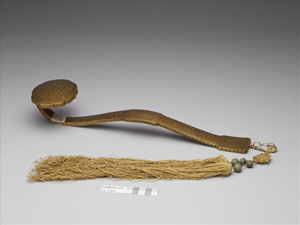 銅鍍金寫金剛經如意