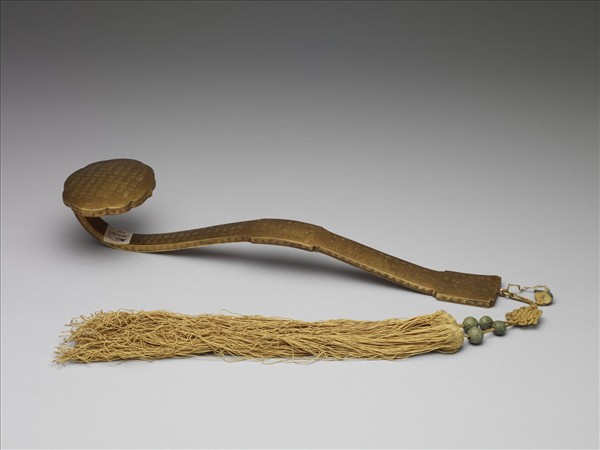 銅鍍金寫金剛經如意