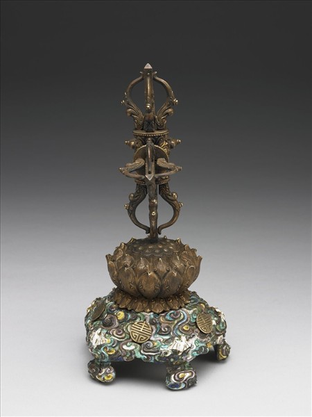 琺瑯蓮座十字杵