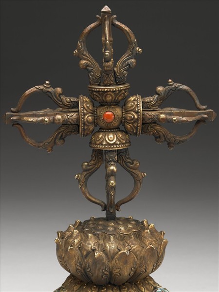 琺瑯蓮座十字杵