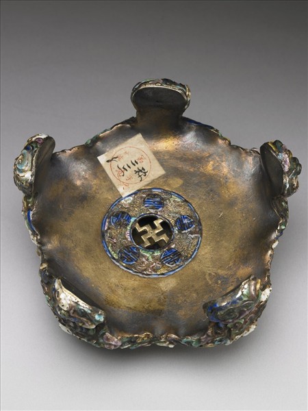 琺瑯蓮座十字杵