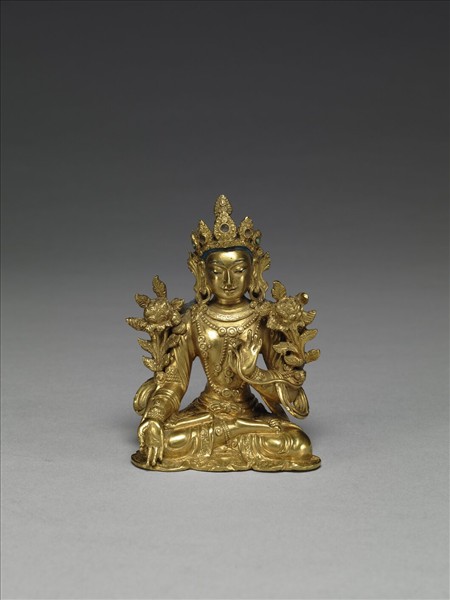 銅鎏金觀世音菩薩像