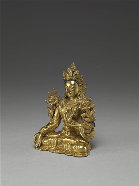 銅鎏金觀世音菩薩像