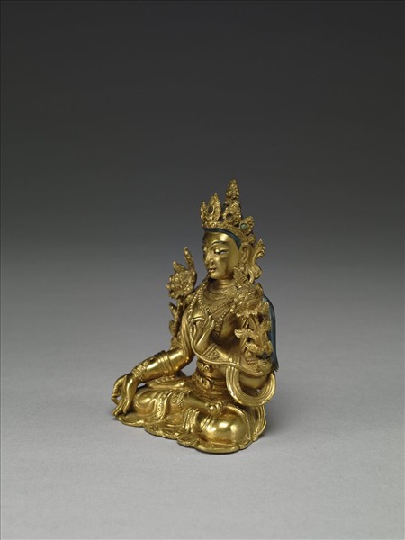 銅鎏金觀世音菩薩像